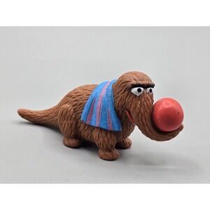 Vintage Snuffy Snuffleupagus 4.5" PVC Figure Applause Sesame Street Ball